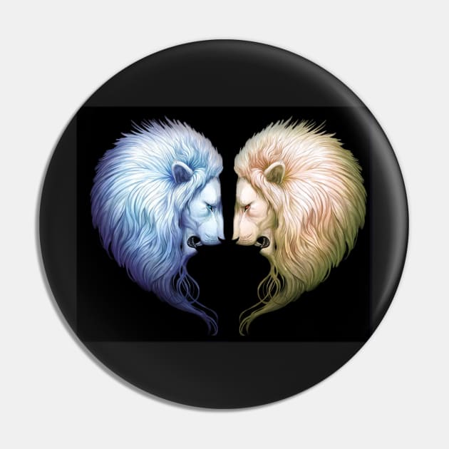 Lion Heart - Best Selling Pin by bayamba