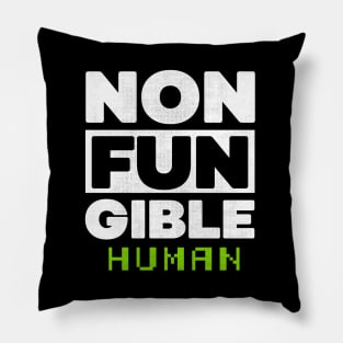 Non Fungible Token Human nft Pillow