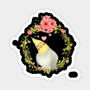 With Love from the Sweetest Cockatiel Magnet