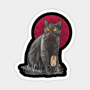 The Cat Hunter Magnet