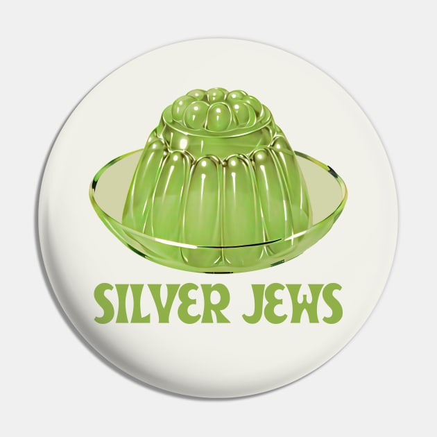 Silver Jews  -- Original Fan Artwork Design Pin by unknown_pleasures