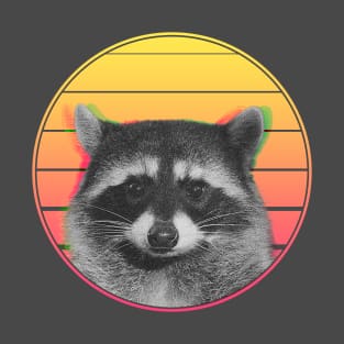 Vaporwave Raccoon T-Shirt