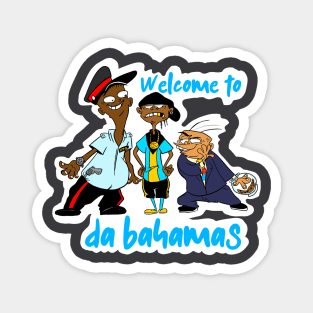 Bahamas Cartoons Magnet