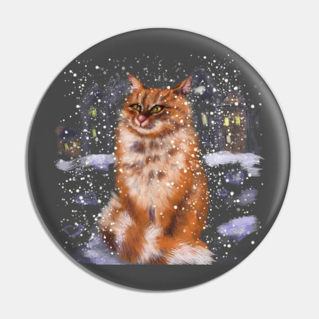 winter cat Pin by Ganna_Panna