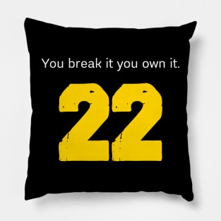 Caitlin Clark - You Break It You Own It Pillow