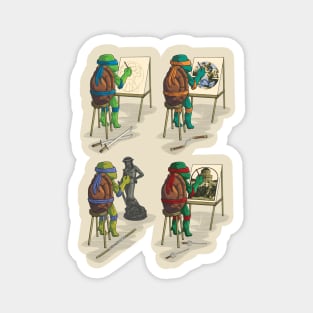 Ninja brothers of the arts Magnet