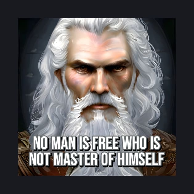 No man is free who is not master of himself by animegirlnft