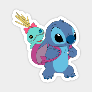 Stitch - Back to school Magnet