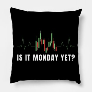 Heartbeat trading graphic Pillow