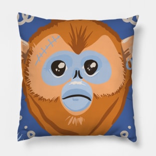 Golden monkey Pillow