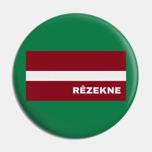 Rēzekne City in Latvian Flag Pin