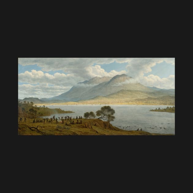 mount wellington and hobart town from kangaroo point 1834 - John Glover by Kollagio