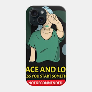 Peace and Love Phone Case