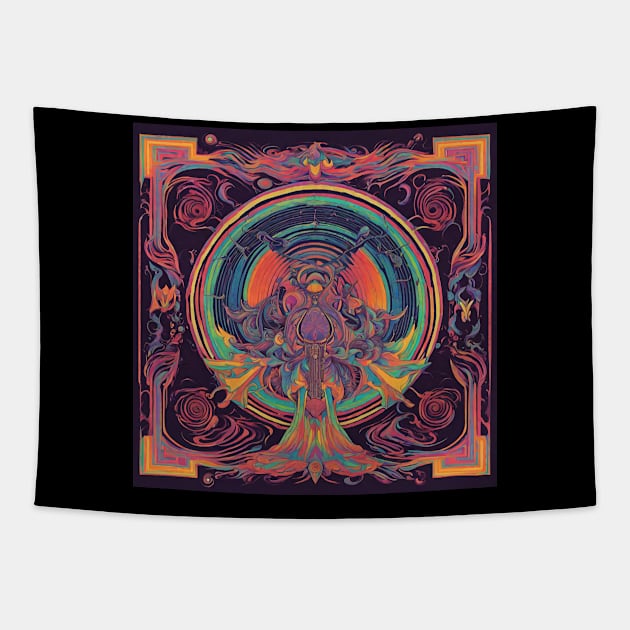 Progressive Rock Band Art Tapestry by Klau