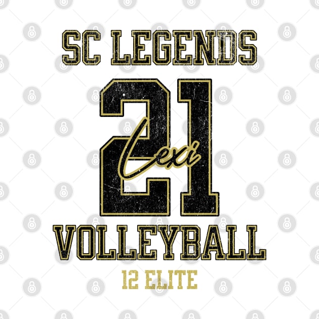 Lexi #21 SC Legends (12 Elite) - White by SC Legends Merch