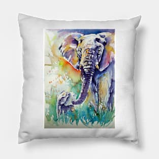 Majestic elephant Pillow