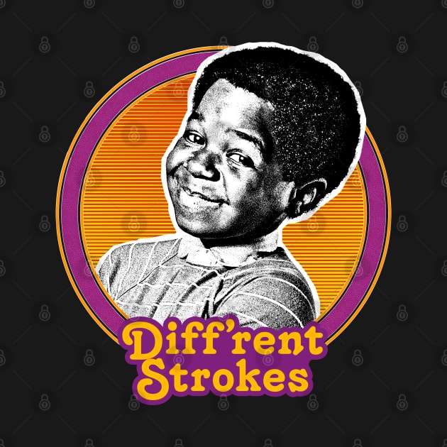 Diff'rent Strokes / 80s Vintage Look Fan Design by DankFutura