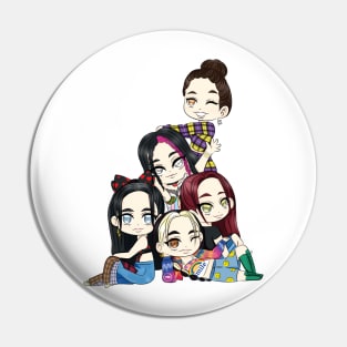 chibi style design of the group itzy Pin