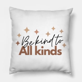 Be Kind To All Kinds Minimalist Abstract Stars Cute Design Pillow