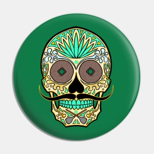 Tequila sugar skull Pin