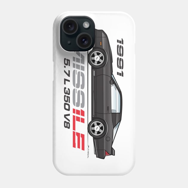 1LE Black Phone Case by JRCustoms44