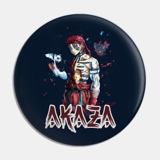 Akaza Demon Slayer Pin