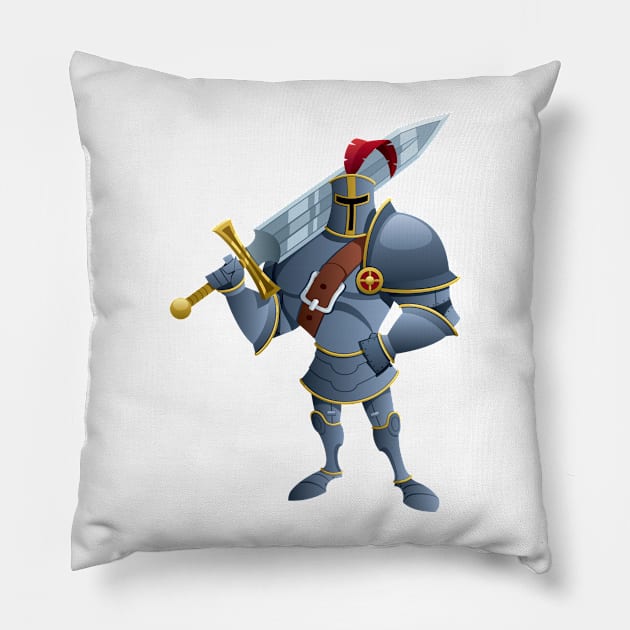 Knight Pillow by Malchev