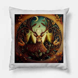 Celtic Creature 6 Pillow