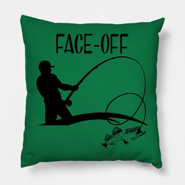 Walleye Face Off Pillow by Pastime Pros