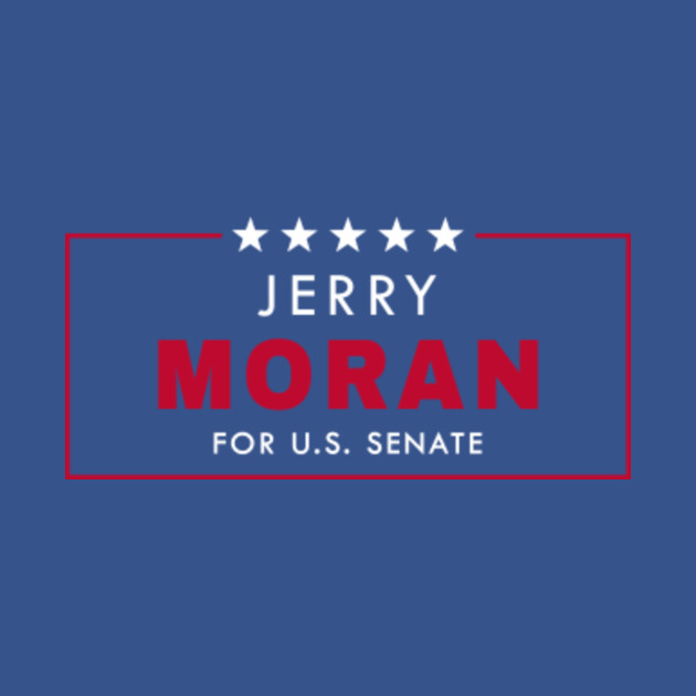 Discover Jerry Moran 2022 Senate Election Kansas Republican Senator Moran Blue - 2022 Elections - T-Shirt