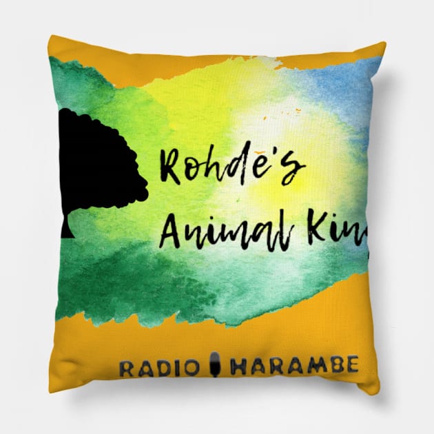 Rohde’s Animal Kingdom Pillow by RadioHarambe
