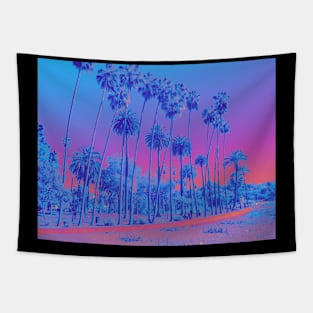 Cali in Vaporwave Tapestry