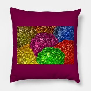 Colorful Jelly Blackberries Pillow