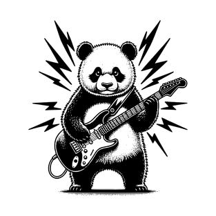 Panda Playing Guitar T-Shirt