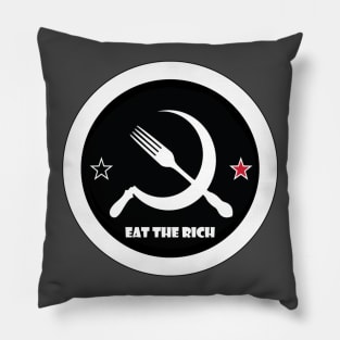 Eat the rich Pillow