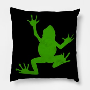 Green Frog Pillow