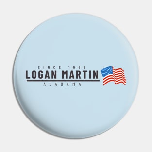 Logan Martin USA - dark text Pin