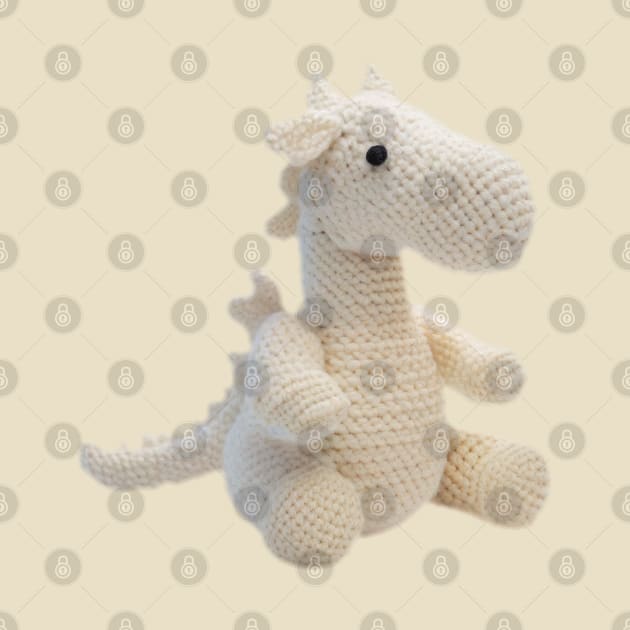 Dragon Crochet Baby Toy by Tellingmoon