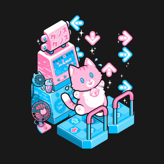Dance Kitty Cat TShirt TeePublic
