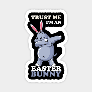 EASTER BUNNY DABBING - EASTER HIPPOS Magnet