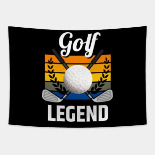 Golf Legend Golfing Golf Ball Funny Golfer Tapestry