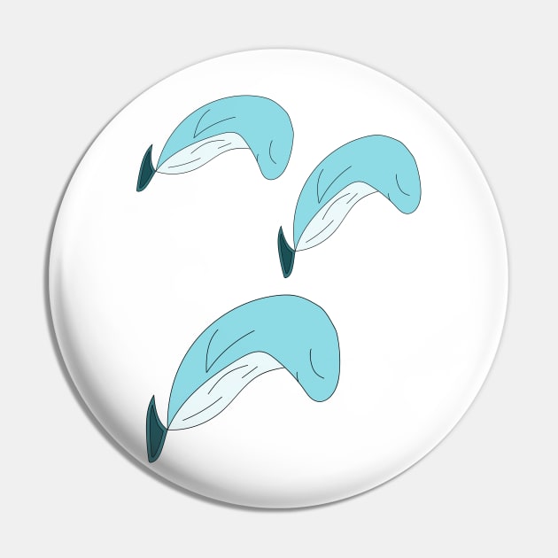 WHALES Pin by mycko_design