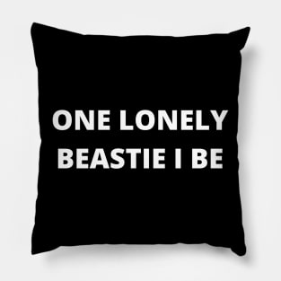 Beastie Boys - One Lonely Beastie I Be lyric Pillow