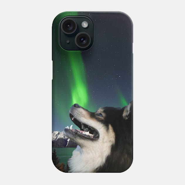 Northern lights lappie Phone Case by Finn Art by MB