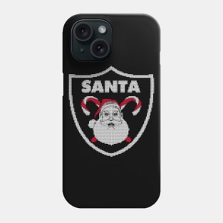 santa face ugly christmas Phone Case