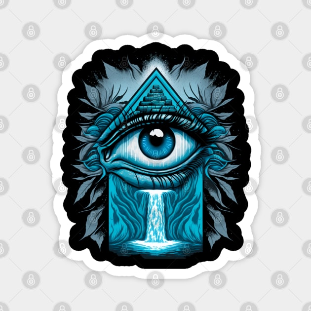 evil eye Magnet by TrvlAstral