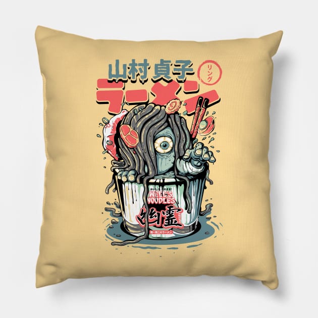 Yurei Well's Ramen Pillow by demonigote