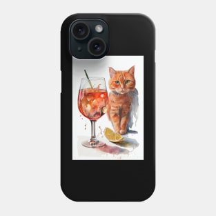 Aperol Cat Phone Case