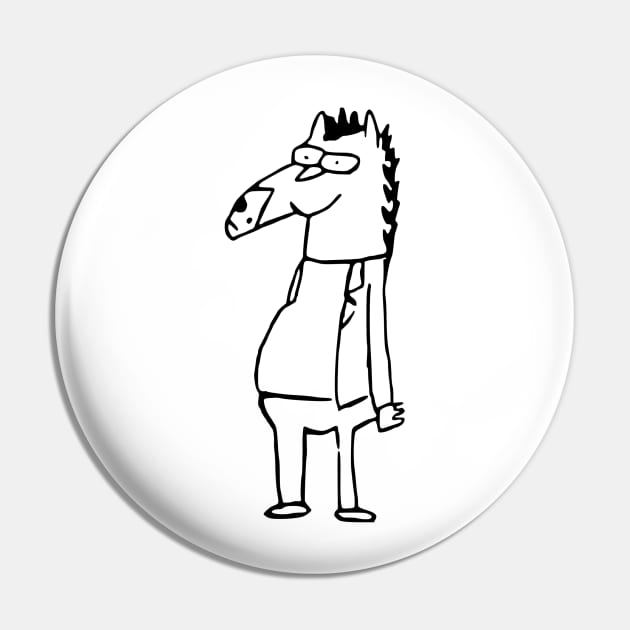 Bojack Piece of Shit Pin by xam