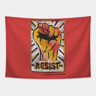 RESIST - @Sombrero_Printmaking Tapestry